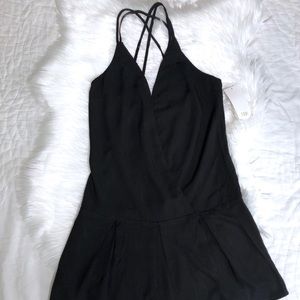Tobi Sundress Black women's romper szSM